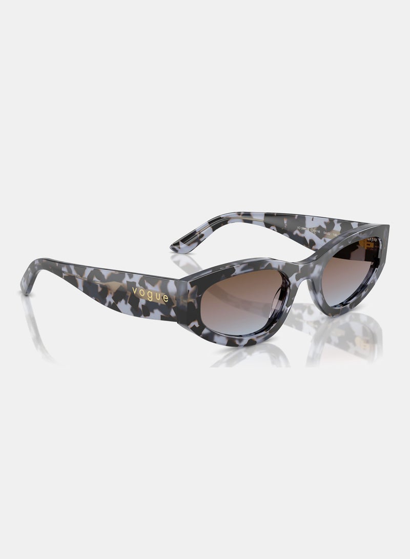 Vogue Full Rimmed Oval Sunglasses 0VO5585S - Image 3